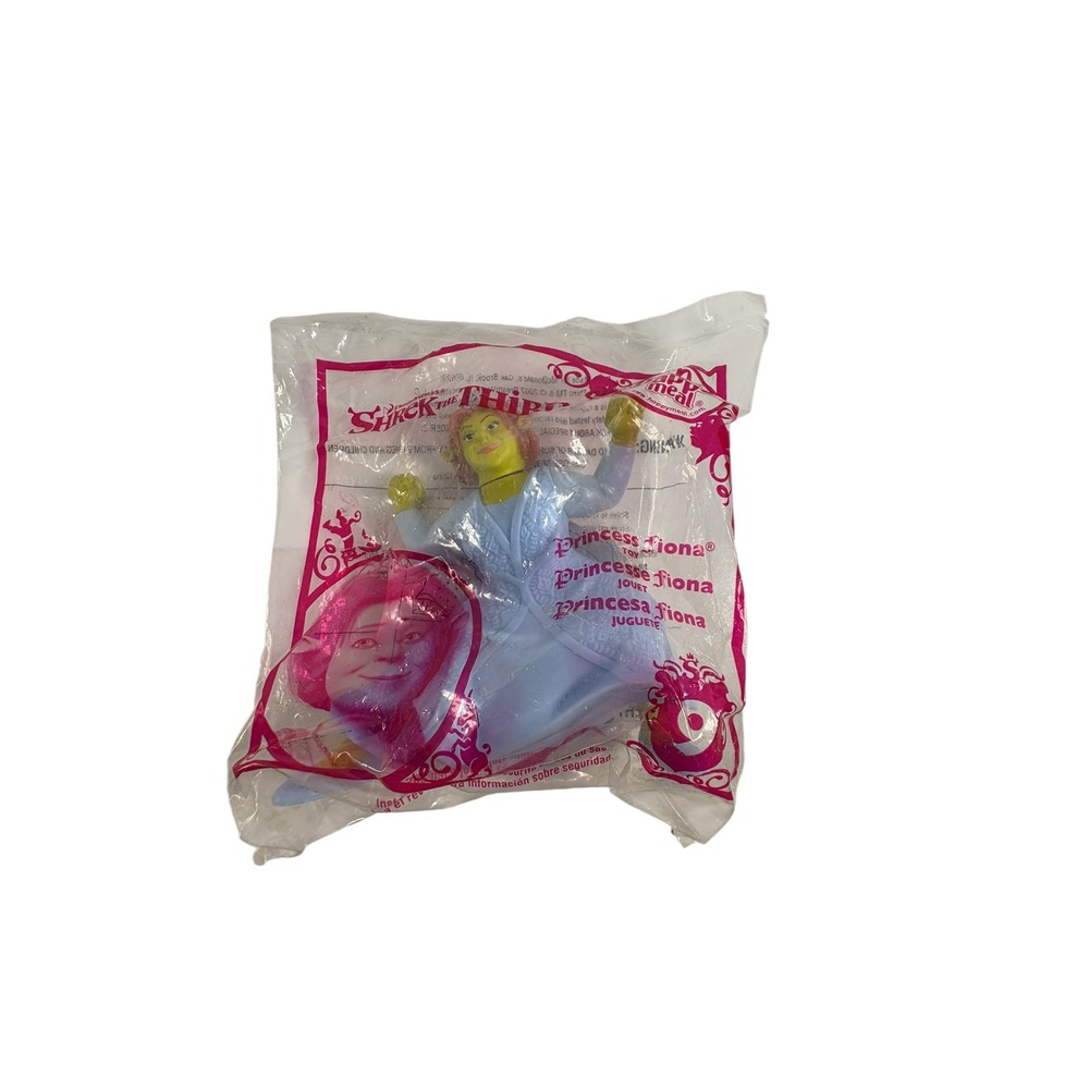 McDonalds Princess Fiona Shrek the Third Kids Toy Blue NIP 2007 Happy Meal #9